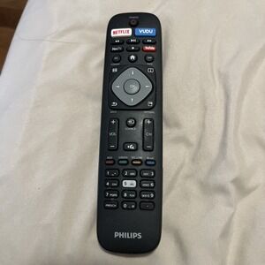 TV Remote Control For All Philips LCD LED Smart TV Netflix Vudu Youtube